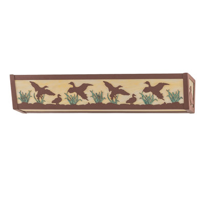 Barre d'éclairage de salle de bain 4 lumières Ducks in Flight