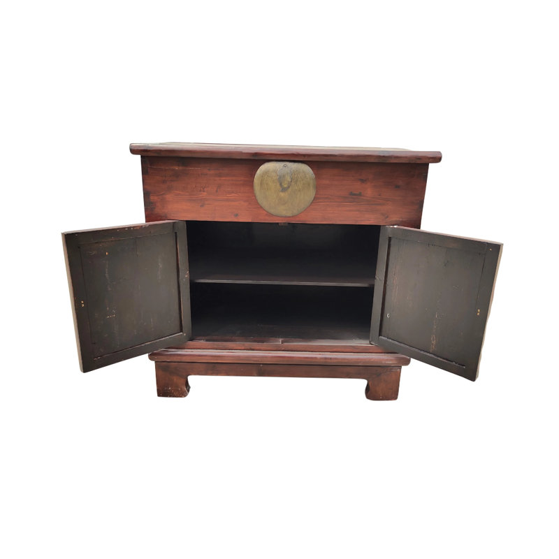 Early Solid Wood Accent Cabinet
