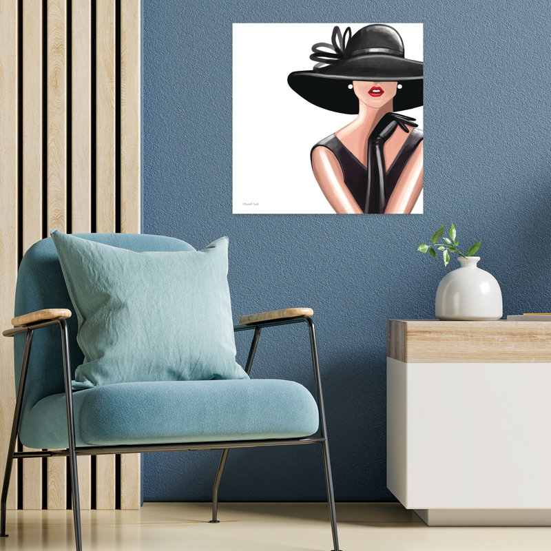 Fashion Lady III, art contemporain, H 18 po x l 18 po