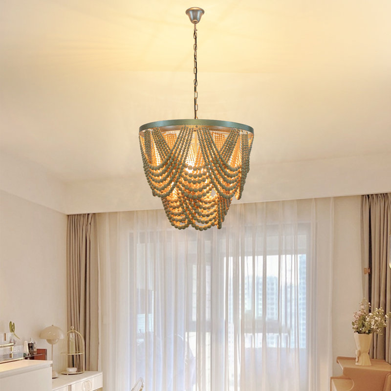 Shrout 4 - Light Dimmable Drum Chandelier