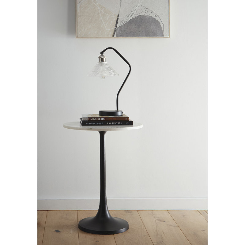Metal Glass Table Lamp