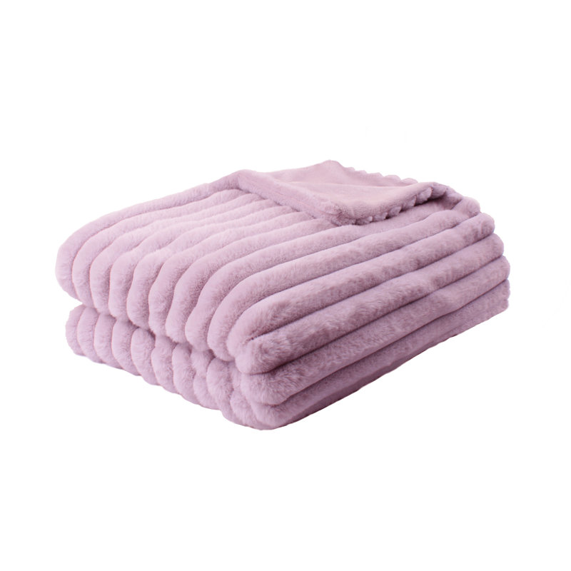 Morritz Throw Blanket, Mauve