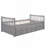Ajavian Three Drawers Wooden Daybed with Trundle-1561704861-1577153691