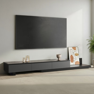 110.24-Inch To 70.87-Inch Extendable TV Stand With 3 Drawers