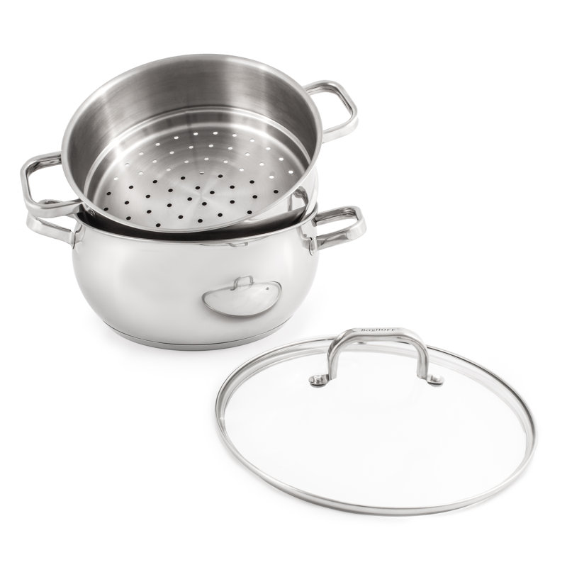 SS 18/10 9.5" Steamer , Belly