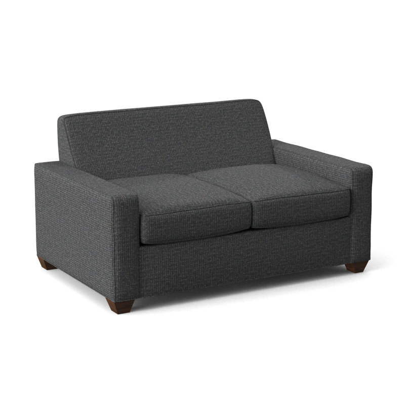Avery Full Sleeper Sofa, Montana Walnut, Dorset Charcoal, Hybrid