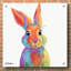 «Cheery Bunny» par Britt Hallowell - peinture sans cadre-1618919299