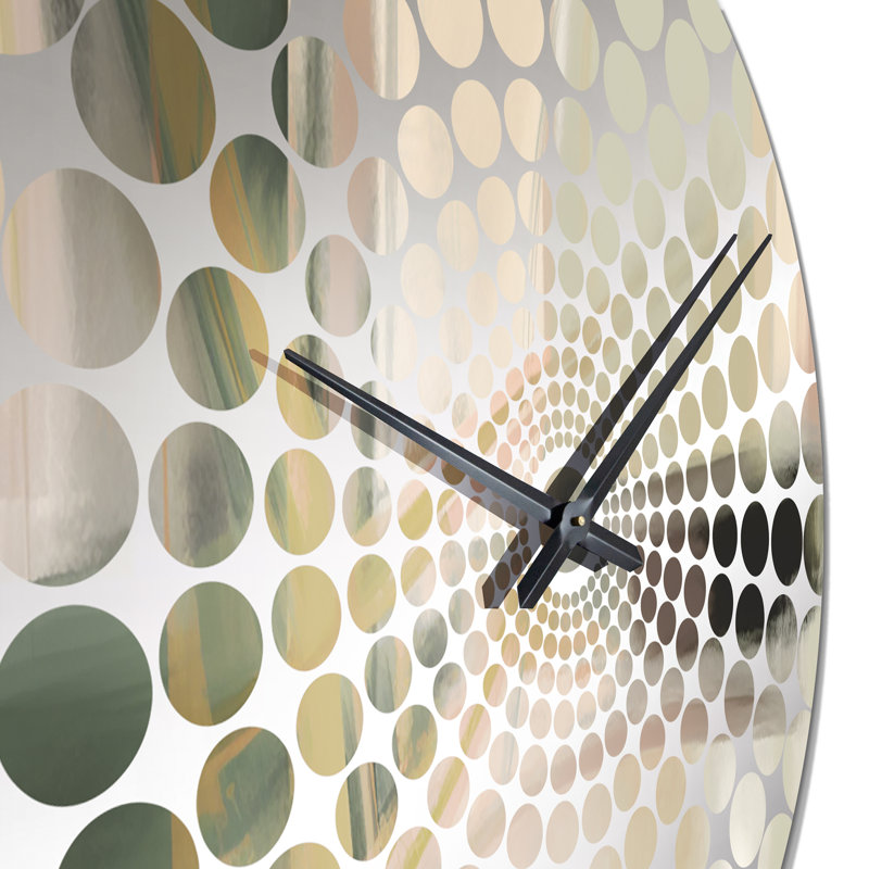 Mikel - Horloge murale peinture abstraite, Petit