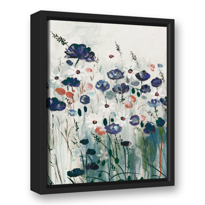 « abstract floral », reproduction sur toile tendue