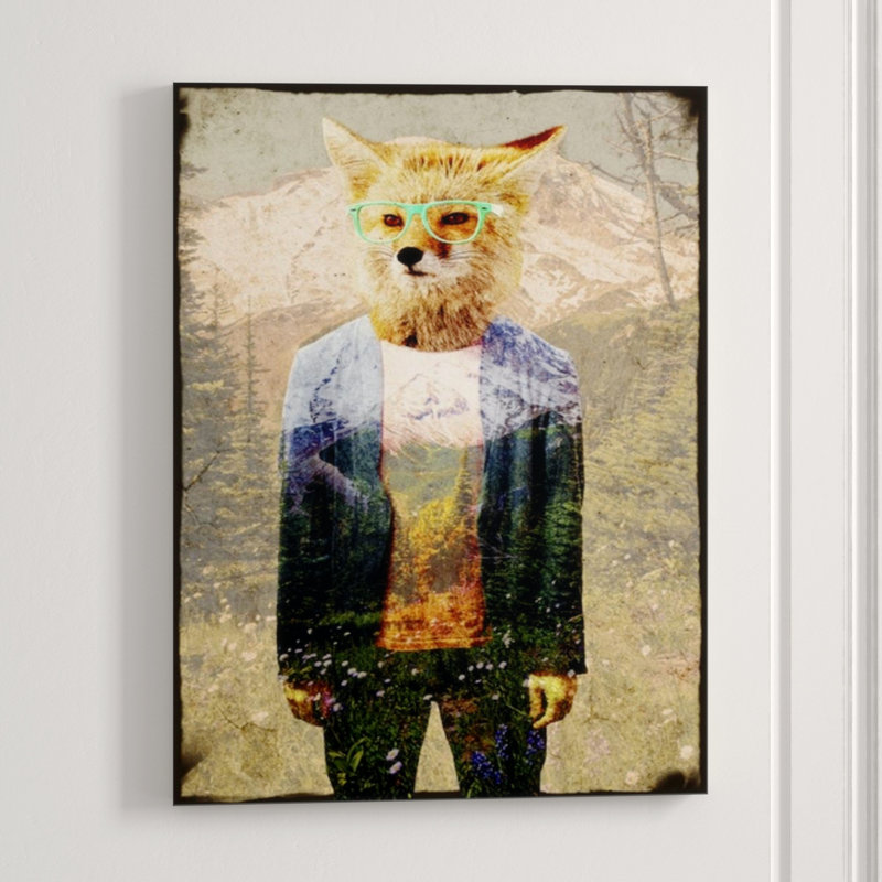 A Fantastic Mister Print, 72" H x 54" W, Glass Coat