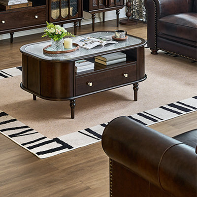 Table basse en verre