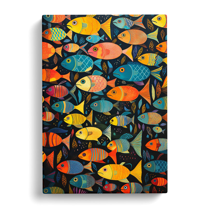 Fish Colour Field No.3 - Print, 60cm H x 40cm W x 3cm D