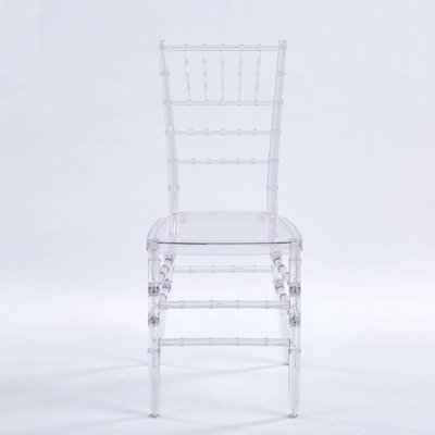 Wedding Chair,Dining Chair,Set Of 4,Plastic Seat