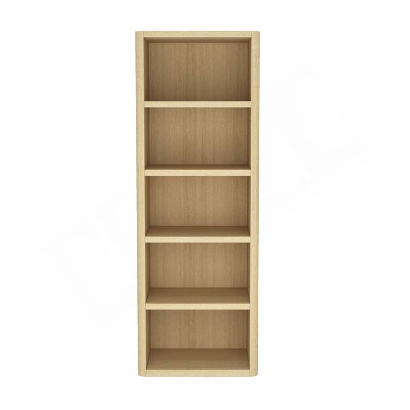 Bibliothèque ouverte en chêne naturel, Chêne