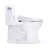 TOTO Ultramax WASHLET+ S2 One-Piece Elongated 1.28 GPF Universal Height Toilet with CEFIONTECT, Cotton White - MW6083346CEFG#01