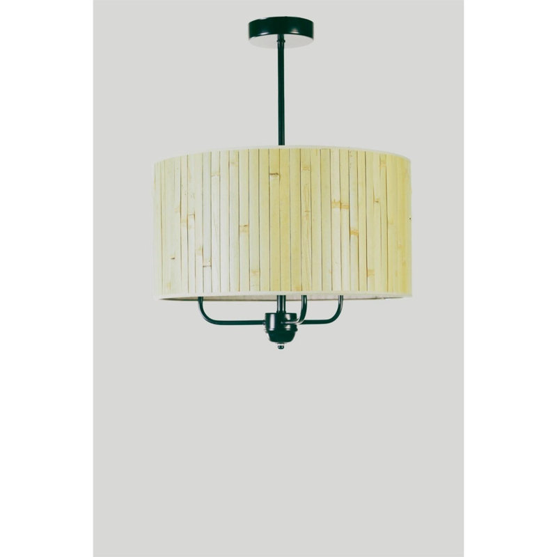 Chandle Chandelier, Green/Oak