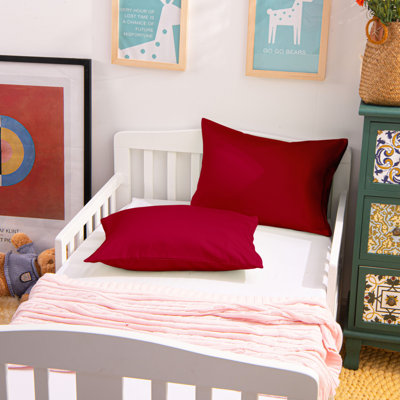 Standard Cotton Nursery Pillowcases - 500 Thread Count Travel-Friendly 13x18-Inch Envelope Closure Set?