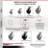 4 Piece Kingpinless Phenolic Caster Set