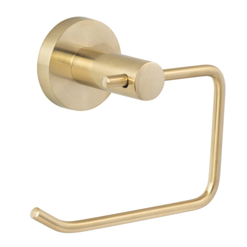Lugano Paper Holder, Satin Brass