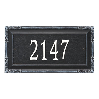 Plaque d'adresse murale 1 ligne personnalisée Gardengate
