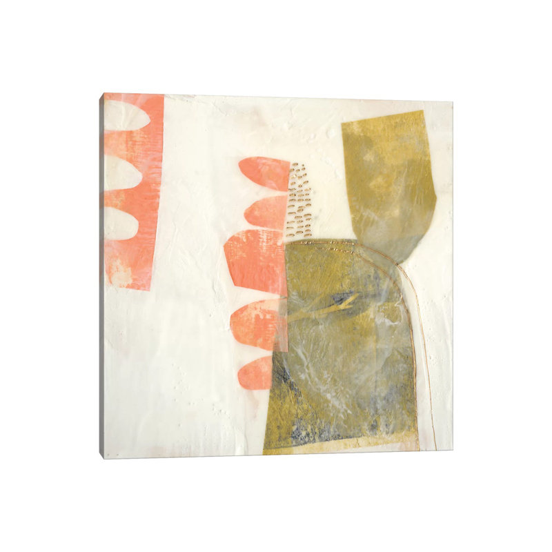 Gilded Coral I by Jennifer Goldberger - Wrapped Canvas Gallery-Wrapped Canvas Giclée, 66.04cm H x 66.04cm W
