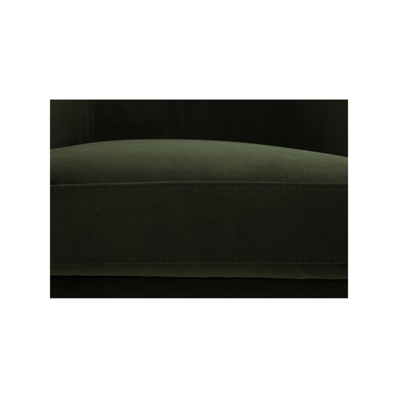 OSCY SWIVEL CHAIR VEGAN SHEARLING WHITE, Dark Green