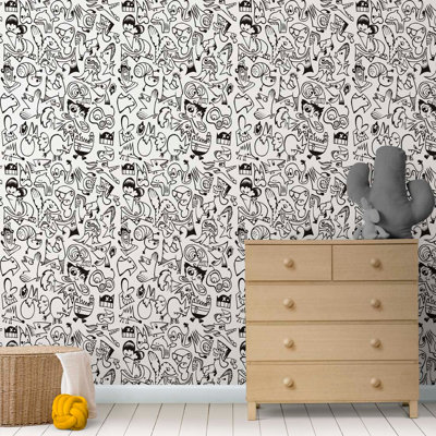 Rouleau de papier peint auto-adhésif L 10,5 pi x l 24 po Carignon
