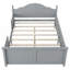 Lit plateforme en bois avec tête et pied de lit-1347626654-1347626644