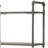Antique Oak And Sandy Grey 5-Tier Bookcase-1449134525-1449134520