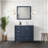 Bath Vanity with Right Offset and White Quartz Top-2106837194