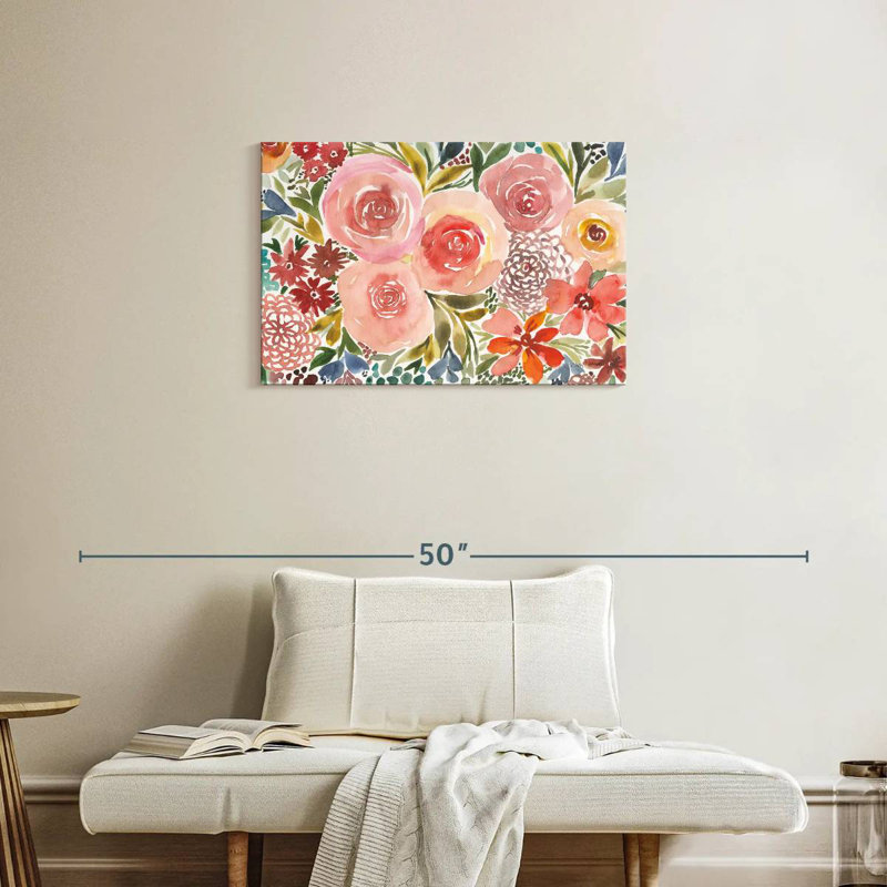 Harnek pleine floraison I, H 20 po x l 30 po
