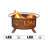 Collegiate Series Round Steel Fire Pit-7184521