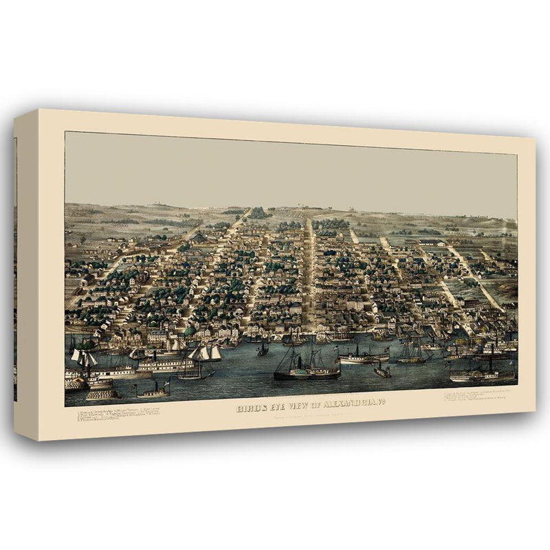 «Breakwater Bay», art sur toile tendue avec magnus, Magnus 1863, H 17 po x l 24 po