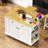 Kitchen Island With 2 Bar Stools-187593367