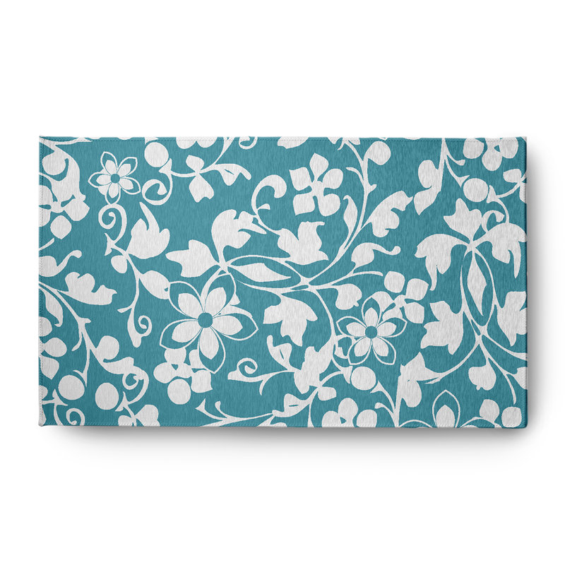 Ingunn Chenille Floral Indoor Rug, Rectangle 3' x 5'