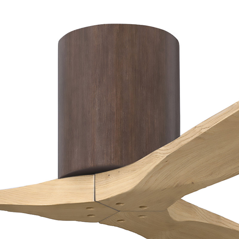 Irene Ceiling Fan, Walnut, Light Maple Tone, 60"
