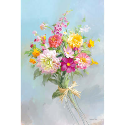 «Country Bouquet I V2» par Danhui Nai - impression sur toile tendue