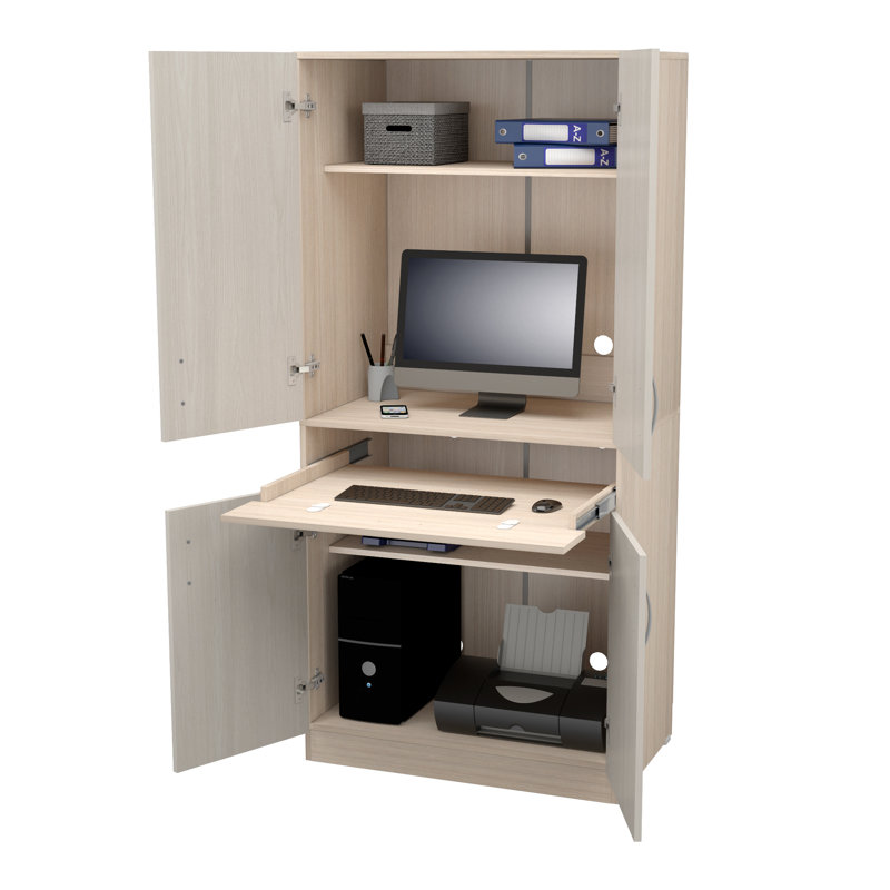 Bluxome Synthetic Laminate Armoire Desk