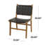 Chaise d'appoint en cuir véritable Markus-1595740651