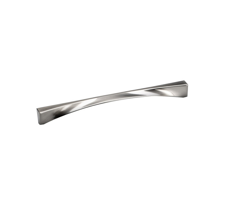 Poignée arche 10 1/16" center to center, Nickel brossé