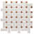 Sentier Des Cotto 10 In. X 10 In. Bone Basketweave Porcelain Mosaic Tile-116015032