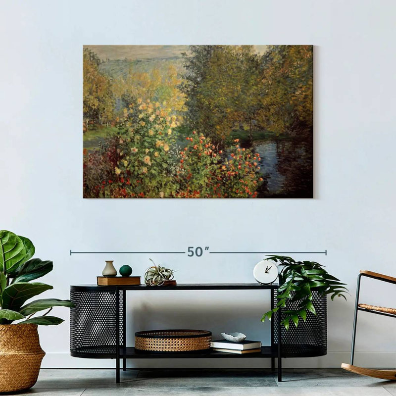 Senne Le jardin de la famille Hoschede, H 30 po x l 45 po