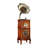 Brown+Gold Free Form Solid Wood+Copper Media Players