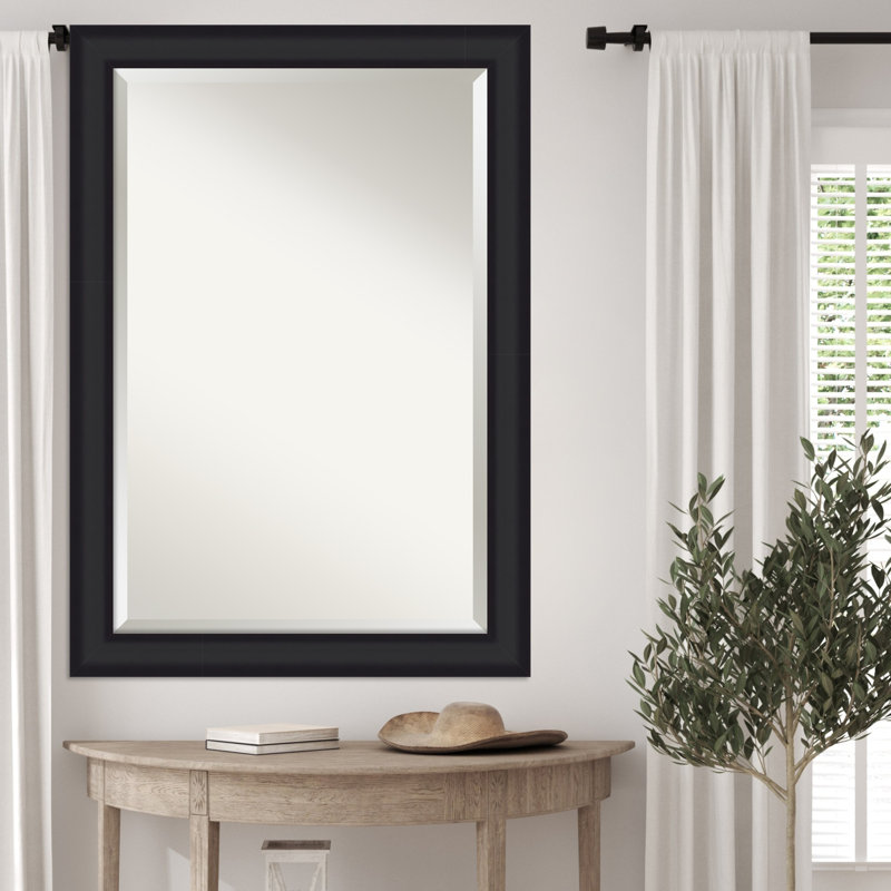 Miroir mural Oliver, 29,25 po x 41,25 po, Noir