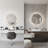  Led Bathroom Mirror With Lighting,round Mirror With Lighting,bathroom Wall Mirror,3 Dimmable Light Colors,bathroom/Vanity Mirror With Touch Switch And Defogging,