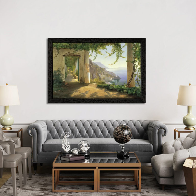 Print, 66.04 cm H x 45.72 cm W, Black Floater Framed