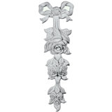 Rose 15.75'' H x 5.125'' W x 1.625'' D Urethane Onlay Scroll