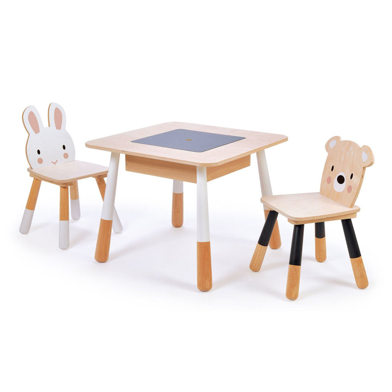 Forest 3 Piece Activity Table and Chair Set