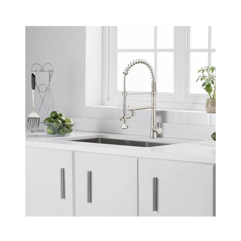 AvaMalis Pull Down Kitchen Faucet, Chrome