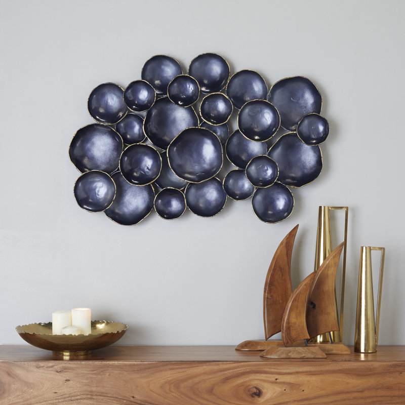Décoration murale en métal, Argent